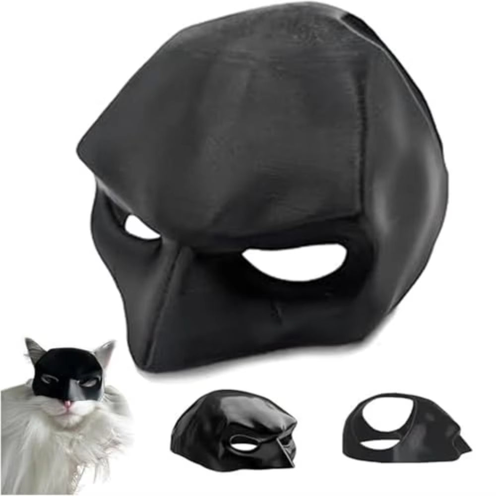 New Black Bat Cat Avenger Mask Cat Mask Avenger Mask Matte Cute Bat Mask Cool Superhero Pet Cat Dog Toy