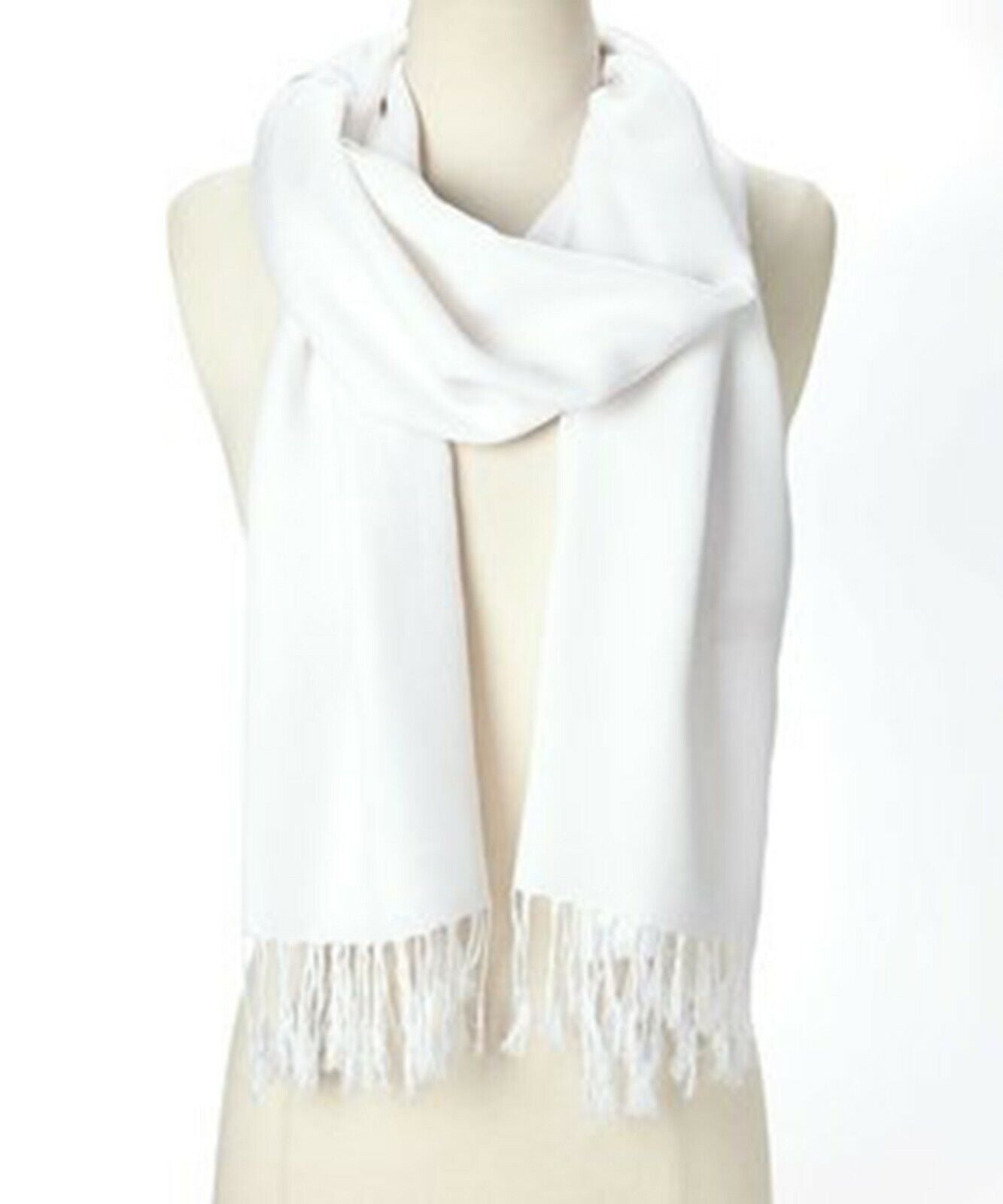 Soft Silk Shawl Wrap Women Pashmina Solid Scarf Stole Cashmere Wool Ladies Scarf