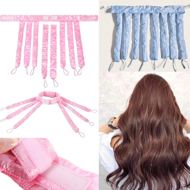 Octopus Heatless Curling Rod Headband Curls Silk Ribbon Sleeping Wave Formers No Heat Curls Ribbon Lazy Hair Curler Hair Rollers