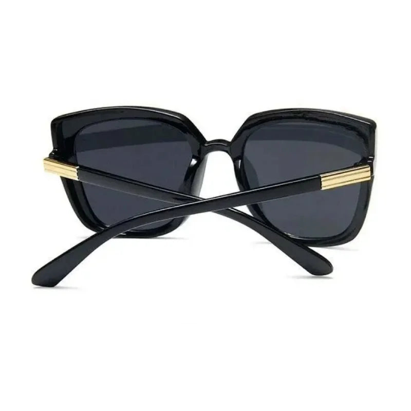 2024 New Cat Eye Women Sunglasses Vintage Designer Fashion Black Sun Glasses Big Frame Cool Sexy Female UV400